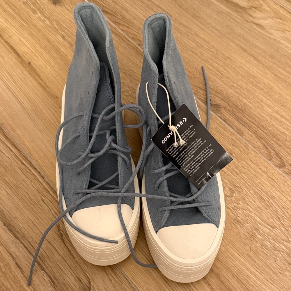 Converse Women's High-Top Sneakers - Blue suede